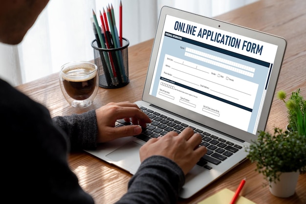 Photo online application form for modish registration