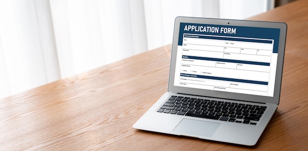 Photo online application form for modish registration