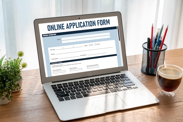 Online application form for modish registration