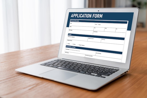 Photo online application form for modish registration