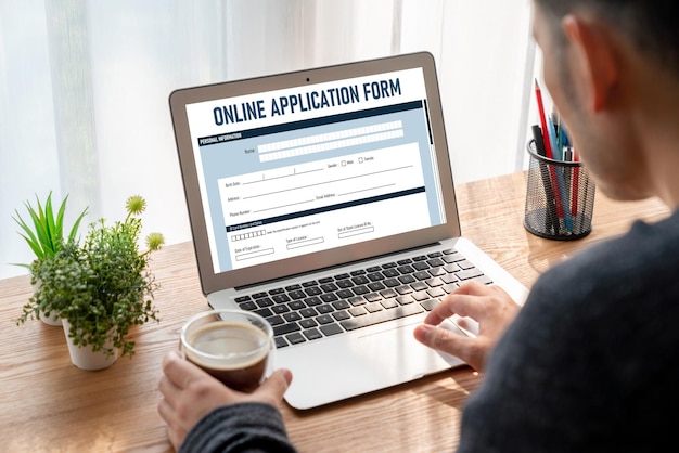 Photo online application form for modish registration