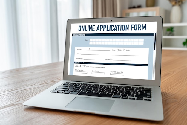 Online application form for modish registration