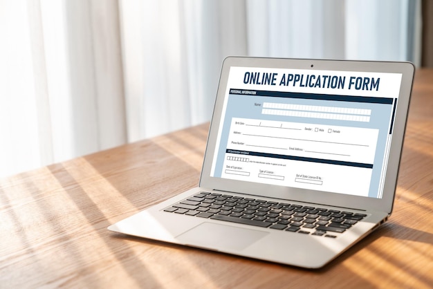 Online application form for modish registration