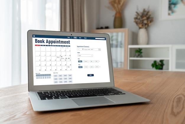 現代の登録のためのオンラインapplointment予約カレンダー