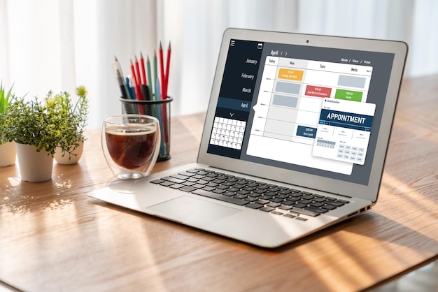 現代の登録のためのオンラインapplointment予約カレンダー