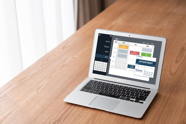 現代の登録のためのオンラインapplointment予約カレンダー