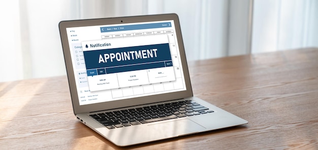 現代の登録のためのオンラインapplointment予約カレンダー