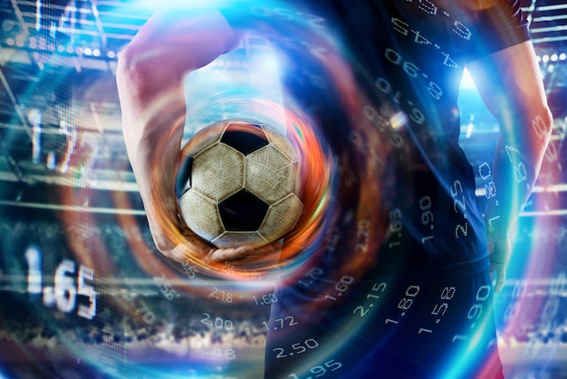 サッカーゲームのオンライン賭けと分析および統計