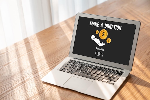 Online donation platform offer modish money sending system for people to transfer on the internet