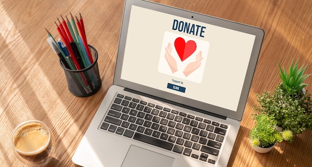 Online donation platform offer modish money sending system for people to transfer on the internet