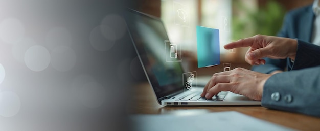 online education concept Elearning education internet lessons and online webinars