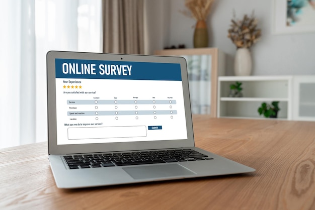 Online enquêteformulier voor moderne digitale informatieverzameling