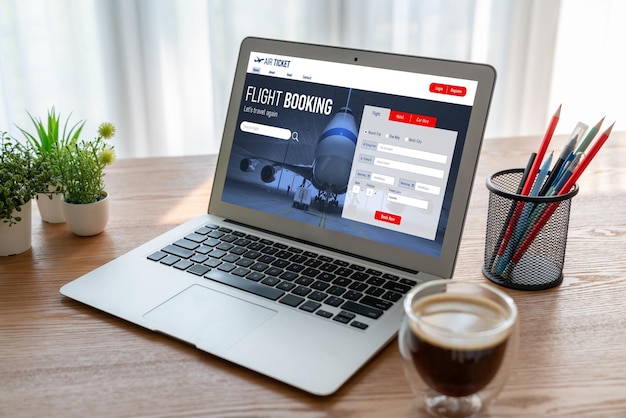 Online flight booking website provide modish reservation system