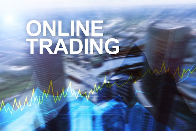 Online handelen Forex Investeringen en financiële markt concept