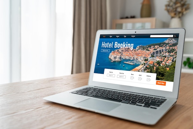 Il sito web di prenotazione di alloggi in hotel online fornisce un sistema di prenotazione alla moda