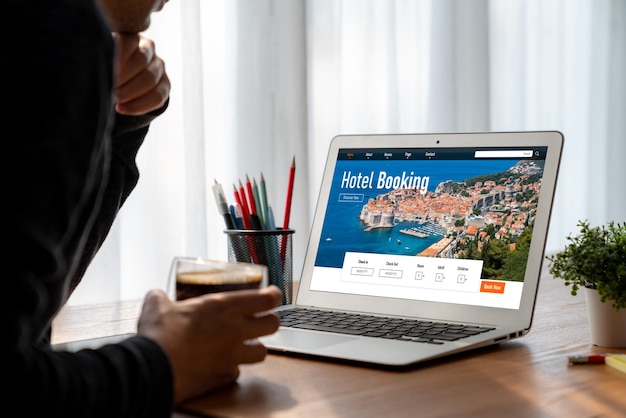 Online hotel accommodation booking website provide modish reservation system