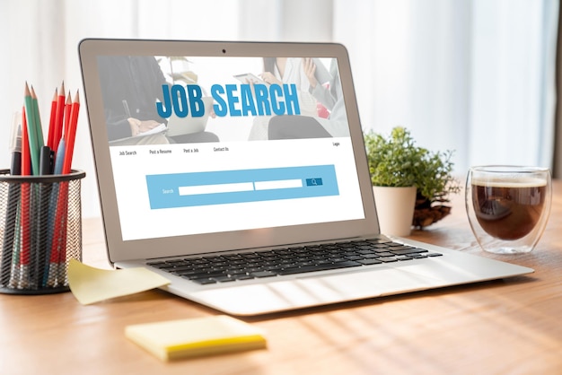 online job search on modish website for worker to search for job opportunities