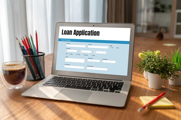 Online loan application form for modish digital information collection on the internet network