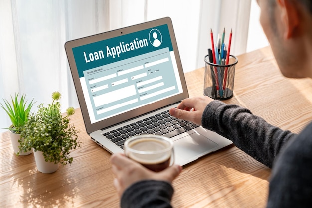 Online loan application form for modish digital information collection