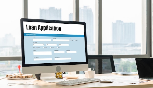 Online loan application form for modish digital information\
collection