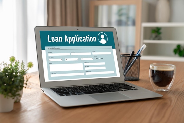 Online loan application form for modish digital information collection