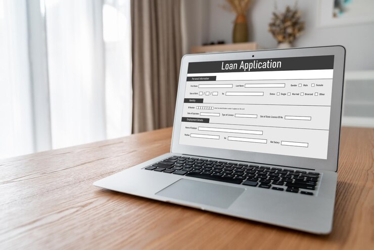 Photo online loan application form for modish digital information collection