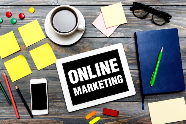 Online Marketing Promotie Branding Advertentie Concept