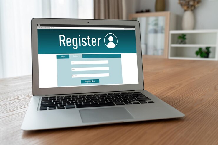 Photo online registration form for modish form filling on the internet website