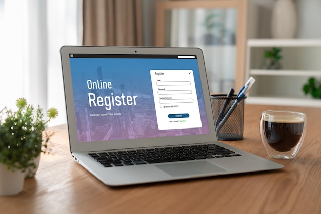 Online registration form for modish form filling