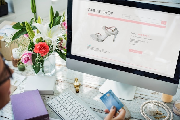 Foto sito di shopping online