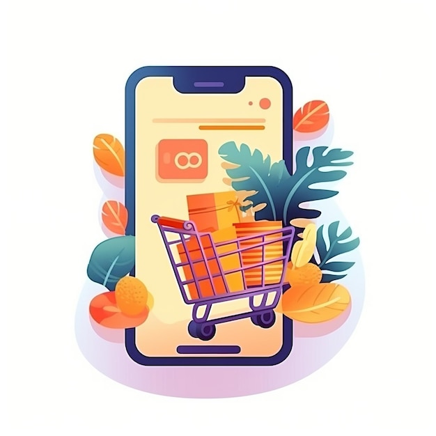 Онлайн-покупки с помощью смартфона