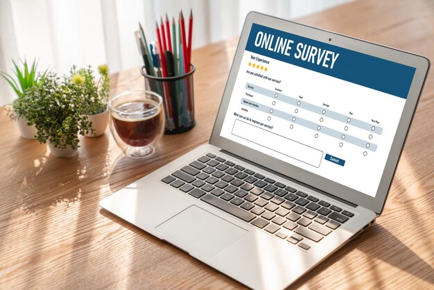 Photo online survey form for modish digital information collection