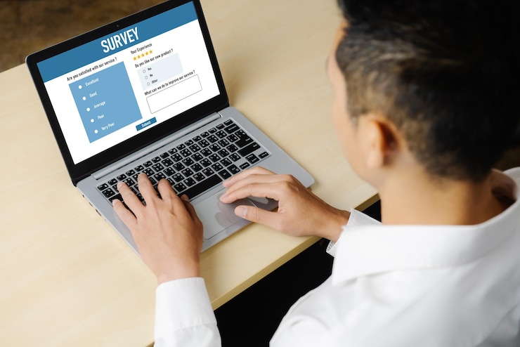 फोटो online survey form for modish digital information collection