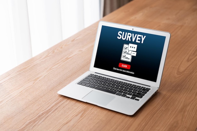 Online survey form for modish digital information collection