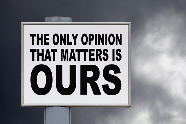 The only opinion that matters is ours Billboard