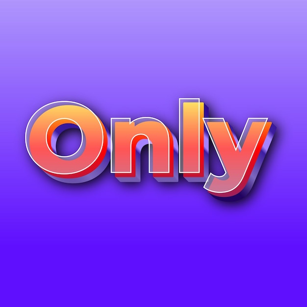 OnlyText 효과 JPG 그라데이션 보라색 배경 카드 사진