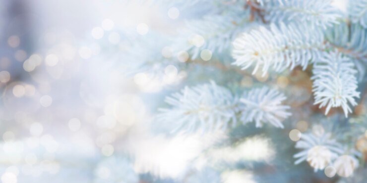 Foto onscherpe achtergrond. kerstmis en nieuwjaar vakantie achtergrond.