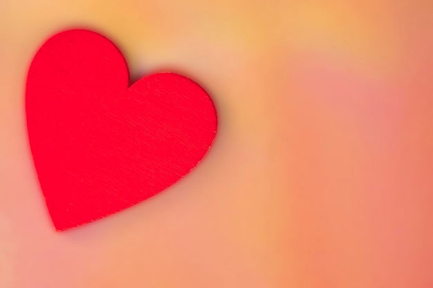 Onscherpe achtergrond van Valentijnsdag concept Valentijnsdag kaart Pastel rode harten