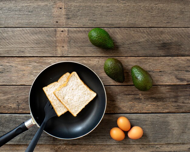 Ontbijt met avocado Gewichtsverlies dieet Het hout