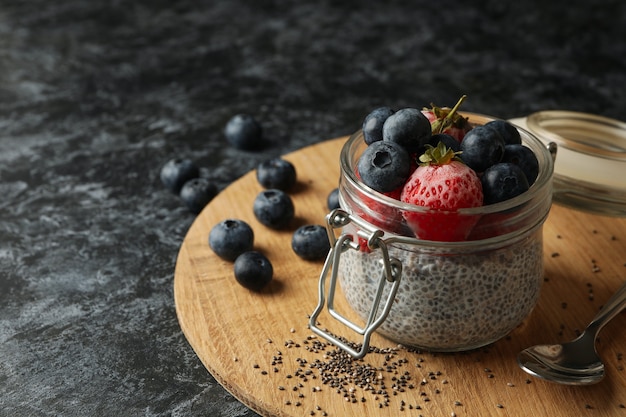 Ontbijt met heerlijke chia pudding