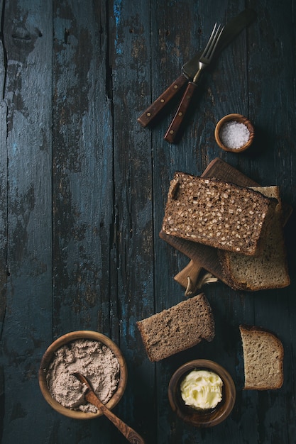 Ontbijt met roggebrood