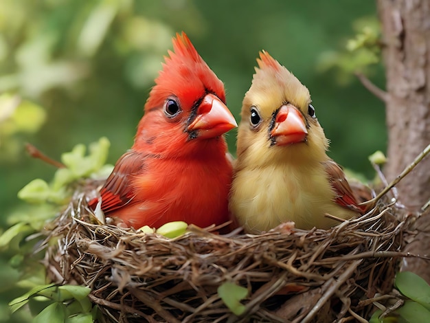 Ontdek de nestgewoontes van Baby Cardinals Born en hoe ze voor hun jongen zorgen.