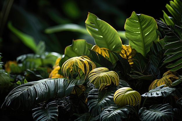 Ontdekkingsreiziger tussen exotische planten zoekt de buitengewone generatieve IA