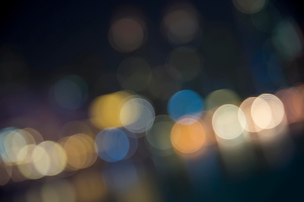 Ontfocusd beeld van straatverlichting