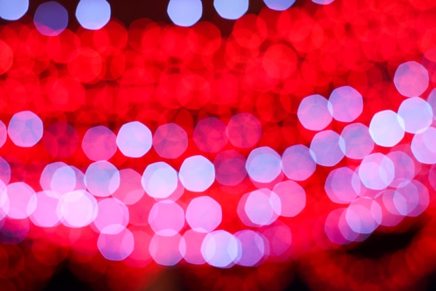 Ontfocusd beeld van verlichte lichten