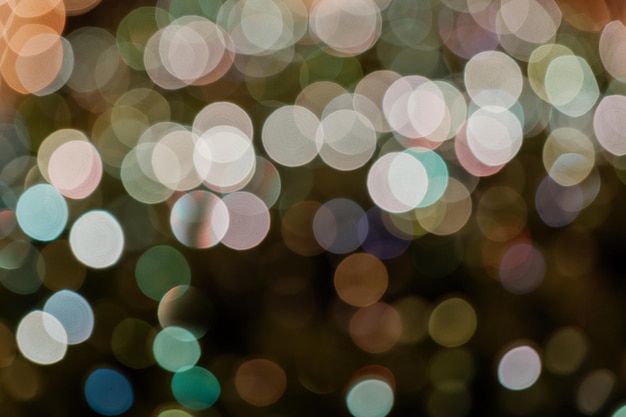 Ontfocusd beeld van verlichte lichten