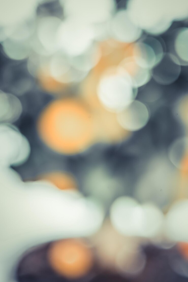 Foto ontfocusd beeld van verlichte lichten