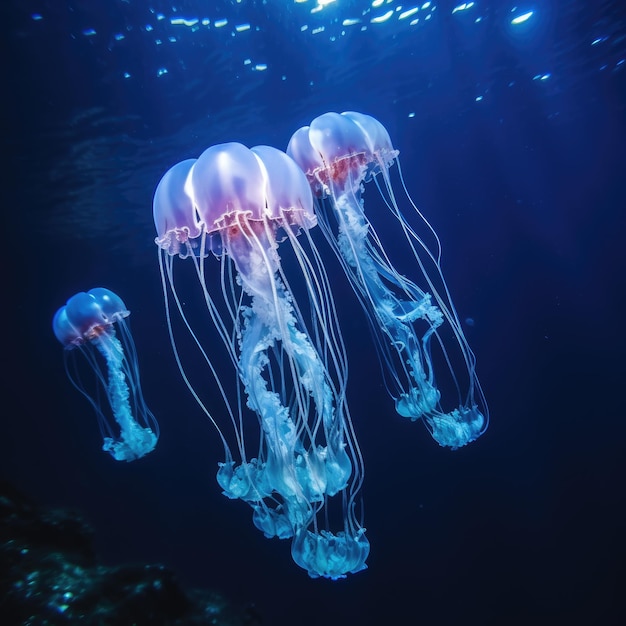 Onthulling van de Deep Box Jellyfish in prachtige onderwaterfotografie