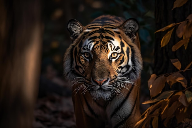 Ontketen de majesteit van de jungle Wees getuige van de vorstelijke tijger in al zijn glorie