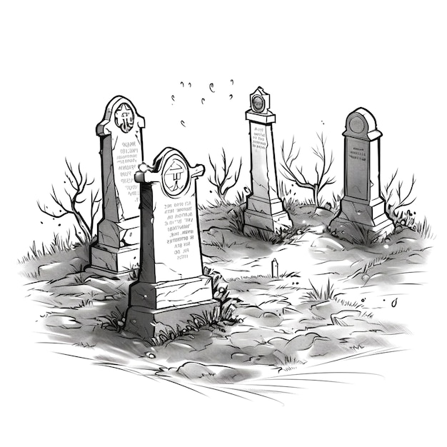 Foto ontwerp begraafplaats